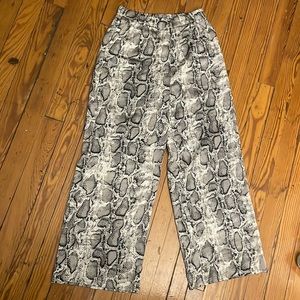 Silk snake pants